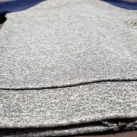 Puma Hoodie Zip Up Two Tone Blue Grey Orange Logo 3T Size - Picture 5 of 6